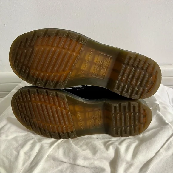 Dr. Martens Jadon Black Patent Leather Boots Size US 5M 6L - Picture 6 of 6